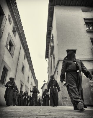 De camino a los Oficios de viernes Santo