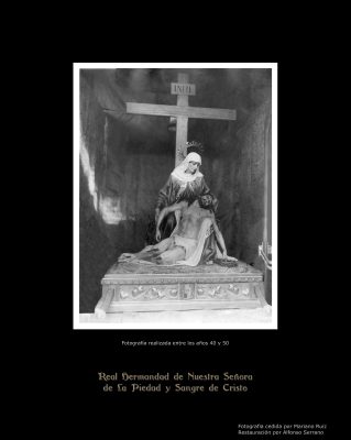 Peana de la Virgen de la Piedad
